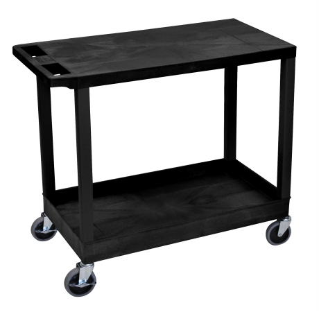 Picture of Luxor EC21-B Luxor Two Shelf Utility Cart