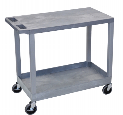 Picture of Luxor EC21-G Luxor Two Shelf Utility Cart