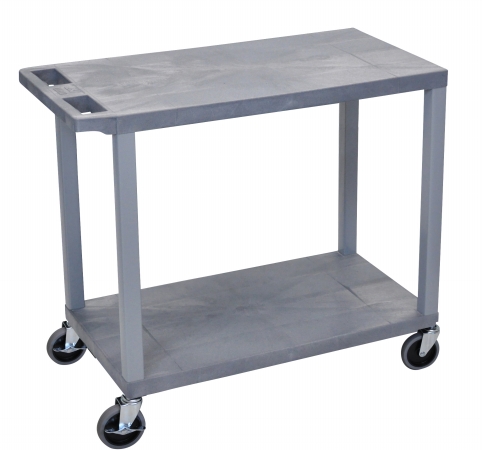 Picture of Luxor EC22-G Luxor Two Shelf Utility Cart