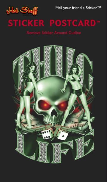 Hot Stuff SP1117-4x6 Thug life Poster