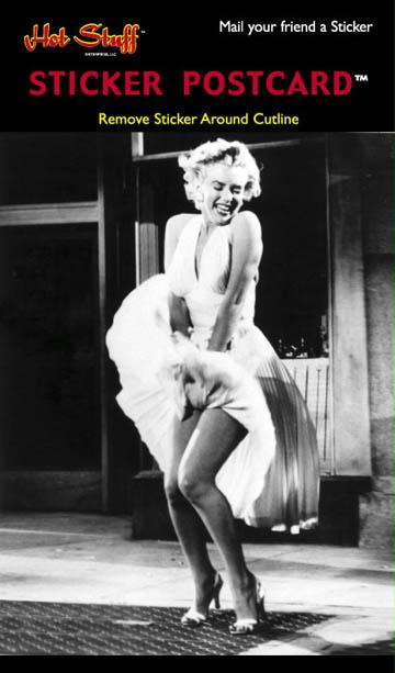 Hot Stuff SP1993-4x6 Marilyn white dress Poster