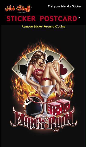 Hot Stuff  Mans ruin Poster