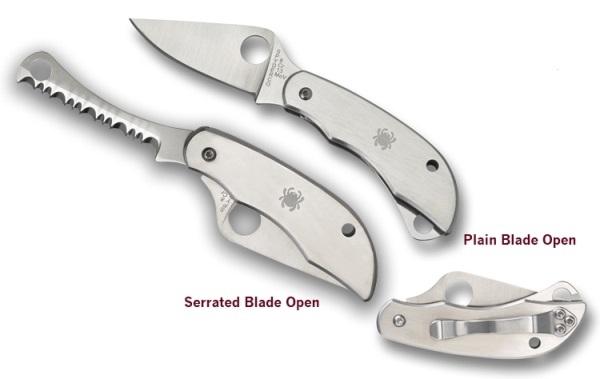 Picture of Spyderco C176 ClipiTool Stainless Handle-Pln & Serr.