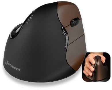 Picture of Evoluent VM4SW Evoluent Mouse VM4SW Vertical Mouse 4 Small Wireless