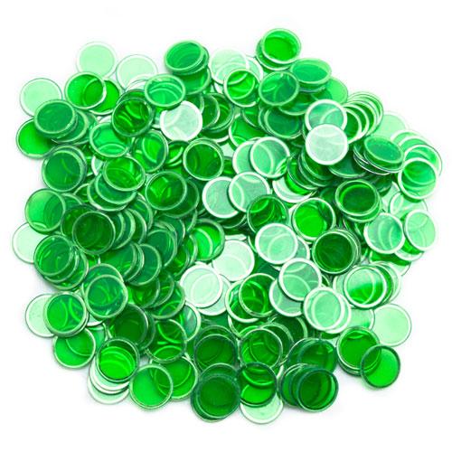 Picture of Bry Belly GBIN-602 300 Pack Green Magnetic Bingo Chips