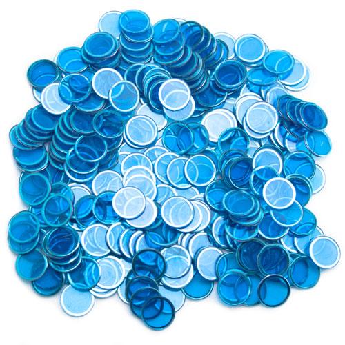 Picture of Bry Belly GBIN-603 300 Pack Blue Magnetic Bingo Chips