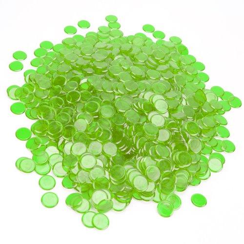Picture of Bry Belly GBIN-310 1000 Pack Green Bingo Chips