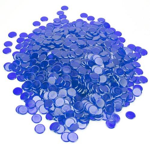 Picture of Bry Belly GBIN-304 1000 Pack Blue Bingo Chips