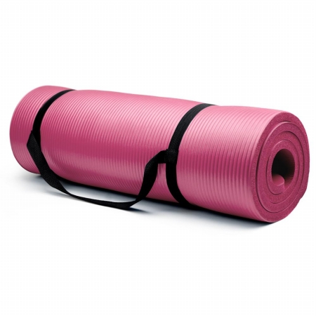 Picture of Bry Belly SYOG-002 Extra Thick - .75 in Yoga Mat - Pink