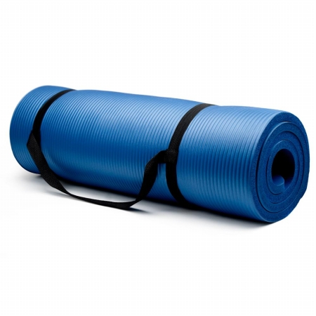 Picture of Bry Belly SYOG-003 Extra Thick - .75 in Yoga Mat - Blue