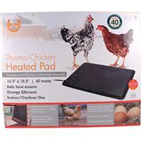-Thermo-chicken Heated Pad- Black 12.5x18.5 -40wt 2170