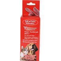 Picture of Sergeant S Pet Specialty-Sentry Petrodex Finger Toothbrush Glove For Pets 5 Count 51065