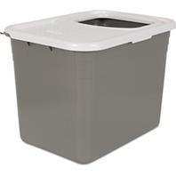 Picture of Petmate Inc-Top Entry Litter Pan- Nickel-pearl 20 X 15 X 15 22062