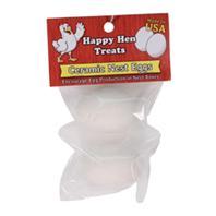 Picture of Durvet-Happy Hen D-Happy Hen Ceramic Nest Eggs- White 2 Pack 089-17056