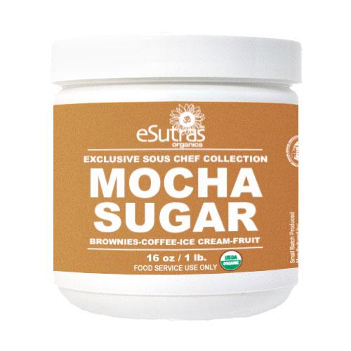 Picture of eSutras Organics 12-00-06-016 Mocha Sugar - 16 Oz