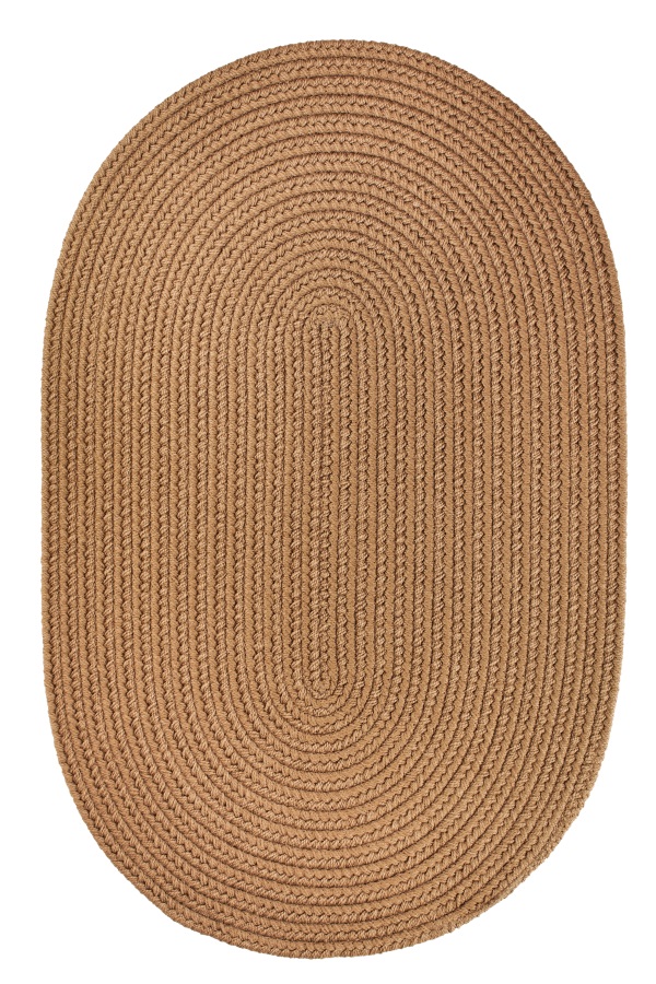 Picture of Rhody Rug S025R024X096 Solid 2x8 Rug Lt. Brown