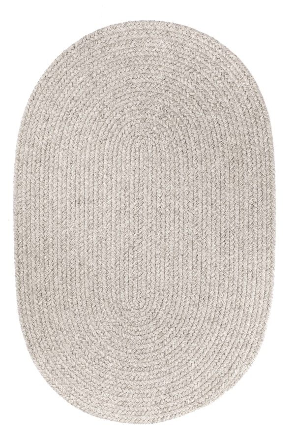 Picture of Rhody Rug S123A015X015 Solid Wool Chair Pad Lt. Gray