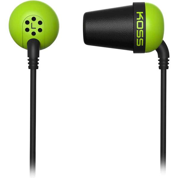 PLUG G  Green Plug Colors In-Ear Headphones -  Koss