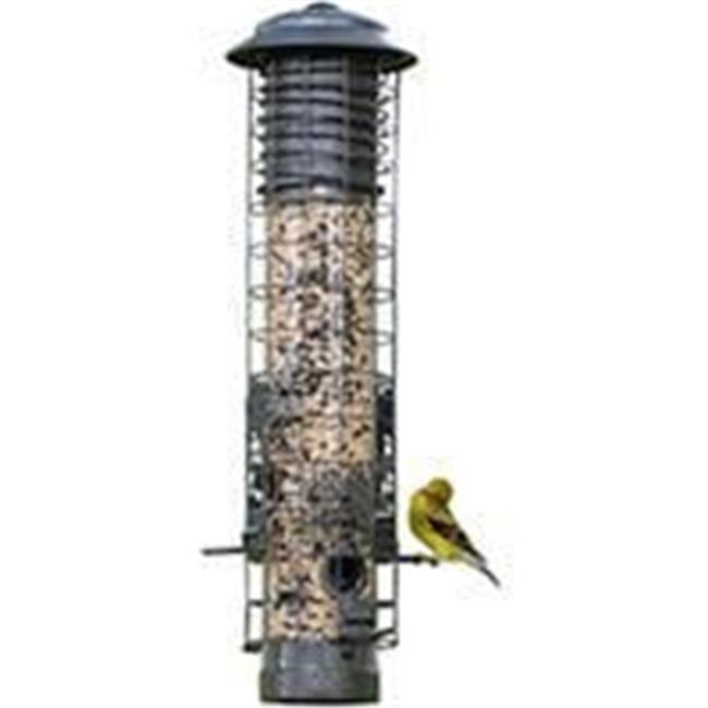 Audubon-woodlink-Dragonfly Squirrel Proof Tube Feeder- Gray 2.5 Pound Cap NA3...