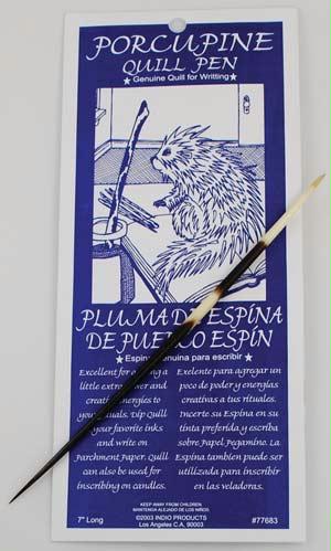 Picture of Azure Green RPORQ Porcupine Quill Pen