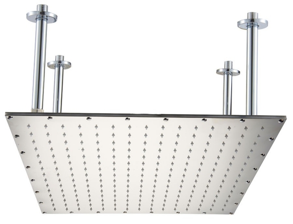 Picture of ALFI brand RAIN20S-PSS RAIN20S 20 inch  Square  Polished Solid Stainless Steel Ultra Thin Rain Shower Head