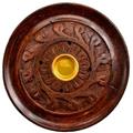 Azure Green IBER4D 3 .75 in. Wood Carved Stick-cone Burner Azure Green IBER4D 3 .75 in. Wood Carved Stick-cone Burner