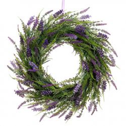 Picture of Allstate Floral FWL338-LV-TT 20 in. Lavender Twig Wreath Two Tone Lavender - Pack of 2