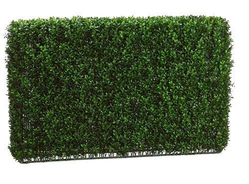 Picture of Allstate Floral LPB255-GR-TT 24 in. Hx7 in. Wx36 in. L Boxwood Hedge Two Tone Green