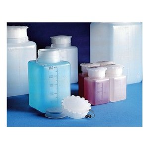 226295-0250 bottle rectangular wm graduated hdpe 250 ml