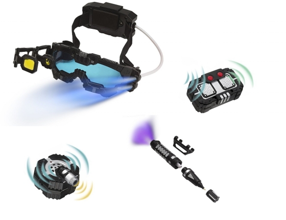 Picture of MukikiM LLC 10517 Night ranger Set: Night Mission Goggles-Micro Motion alarm-Voice disguiser-Invisible ink Pen