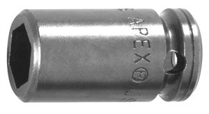3/8" Square Drive, 22.2mm Metric Socket, 6 Points