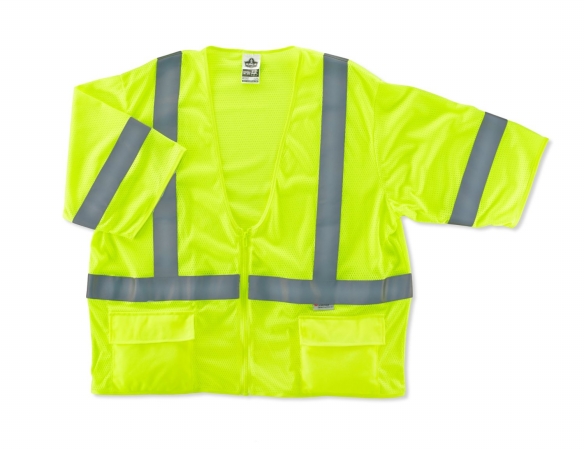 Class 3 Standard Vest - Lime - 2 & 3 XLarge