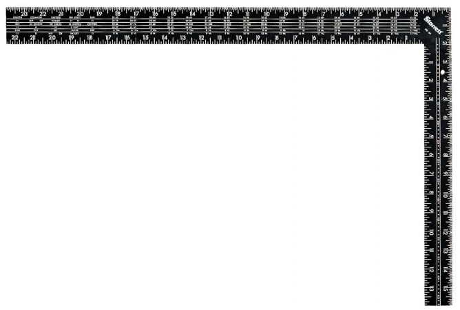 681-36128 Rs-24 24 in. X 16 in. Steel Rafter Square 5 Each Per Box