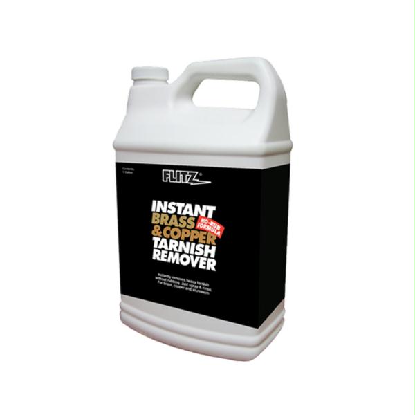 Flitz Instant Brass & Copper Tarnish Remover, Gallon | For Boats | by West Marine
