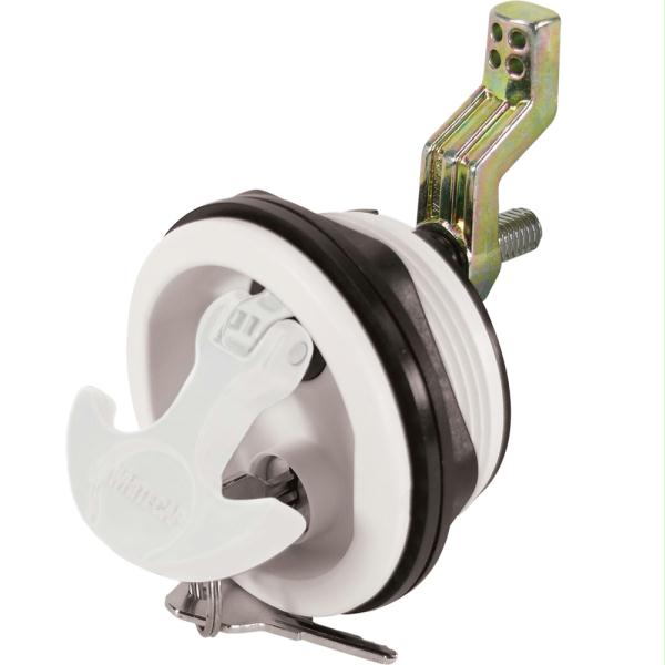 T-Handle Latch - Nylon White-White - Locking
