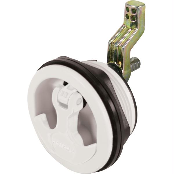 3230WC  T-Handle Latch - Nylon White-White - Non-Locking