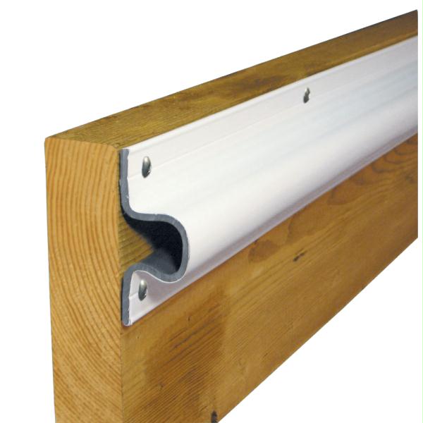 Picture of 1133-F Dock Edge &quot;C&quot; Guard PVC Dock Profile - - 4 6 ft. Sections - White