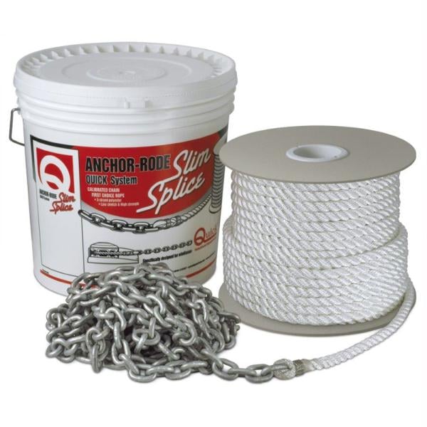 FVC070312130A00  Anchor Rode 15 ft of 7mm Chain and 300 ft of No189quot Rope