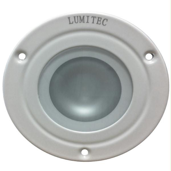 Picture of 114128 Lumitec Shadow Surface Mount Utility Light - Dimmable White&#44; Blue & Red Light&#44; White Bezel