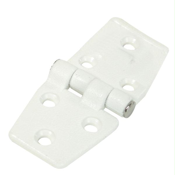 S-3031  Door Hinge - White Nylon - 1-.5" x 3"