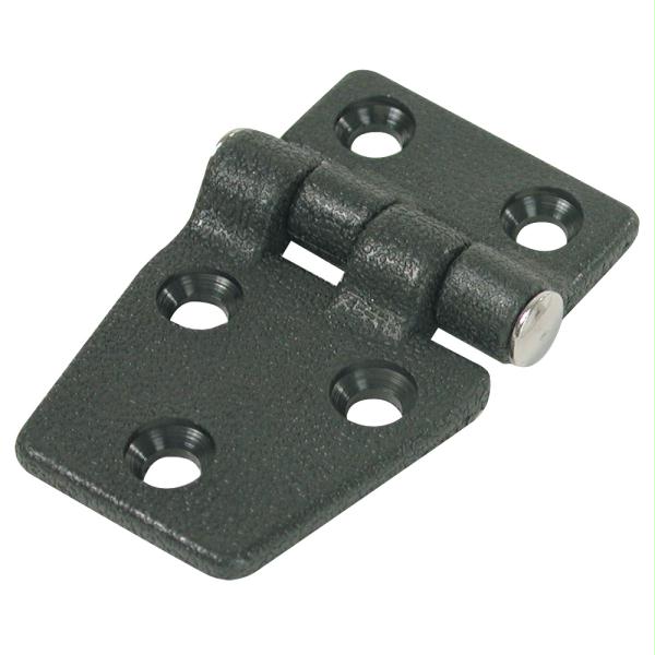 S-3032 Shortside Door Hinge - Black Nylon - 1-.35" x 2-.25"
