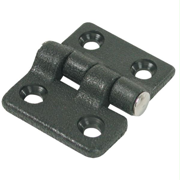 S-3034  Butt Hinge - Black Nylon - 1-.5" x 1-.35"