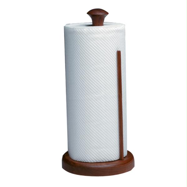Teak Stand-Up Paper Towel Holder