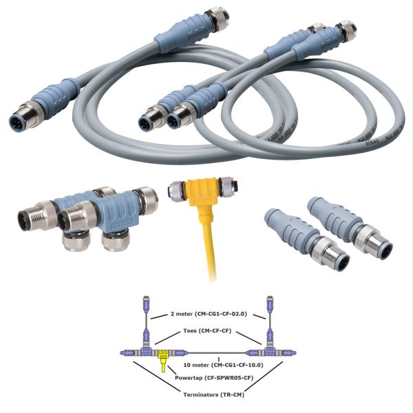 Picture of CABLE-STARTER-KIT Maretron NMEA2000 Cable-Starter-Kit Deluxe
