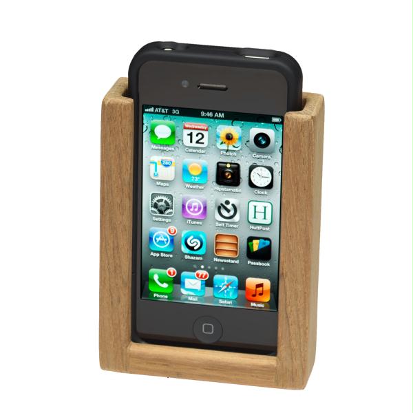63272  Teak iPhone Rack