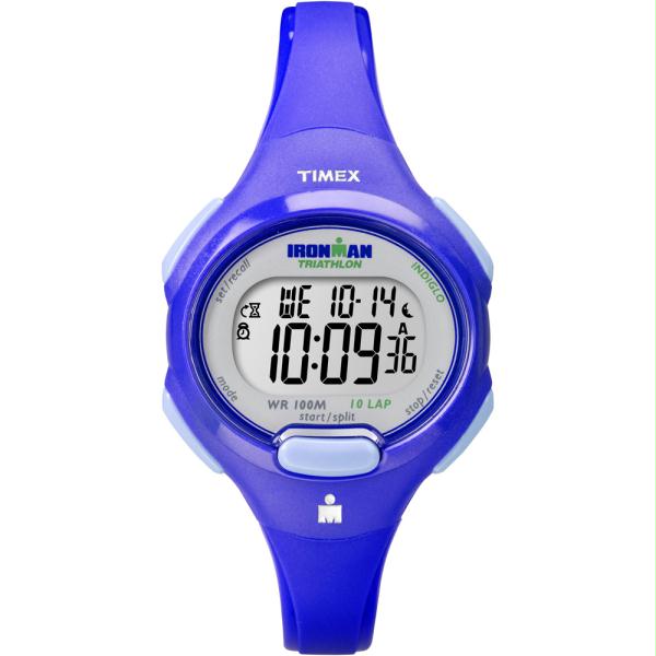 Picture of T5K784 Timex Ironman Traditional 10-Lap Mid-Size Watch - Blue