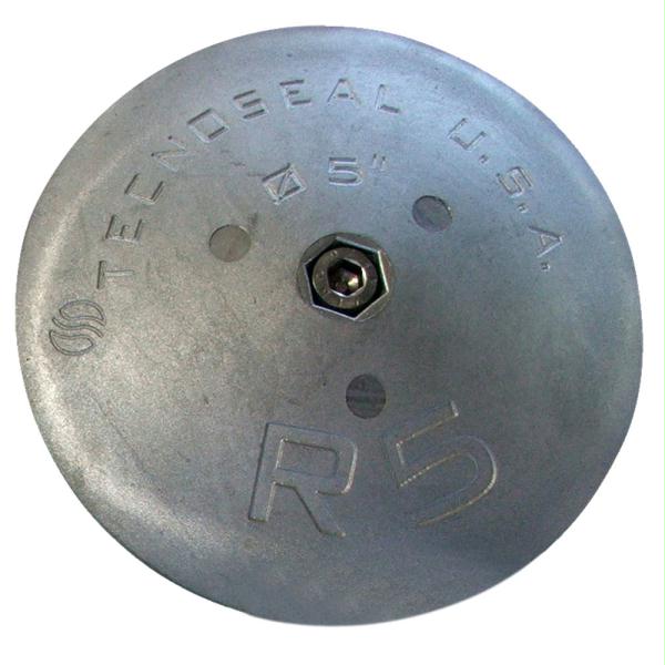 R5AL  R5AL Rudder Anode - Aluminum - 5" Diameter