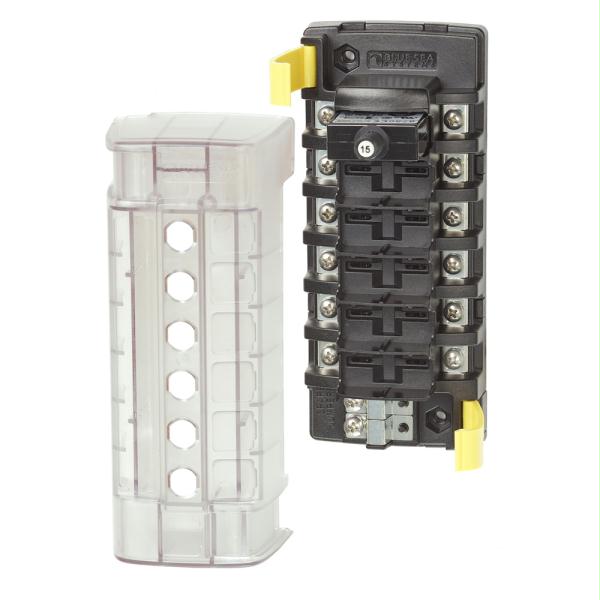 Picture of 5050 Blue Sea 5050 ST CLB Circuit Breaker Block - 6 Position