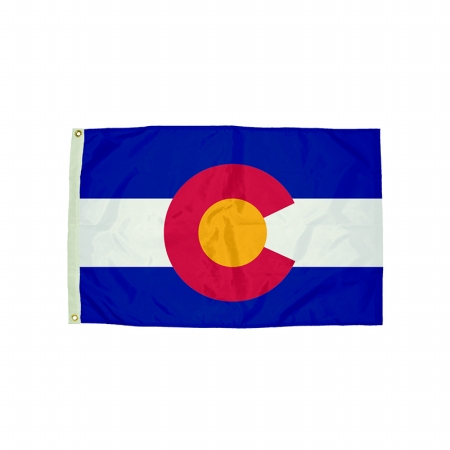 Picture of Flagzone FZ-2052051 3x5 Nylon Colorado Flag Heading