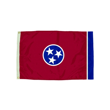 Picture of Flagzone FZ-2412051 3x5 Nylon Tennessee Flag Heading
